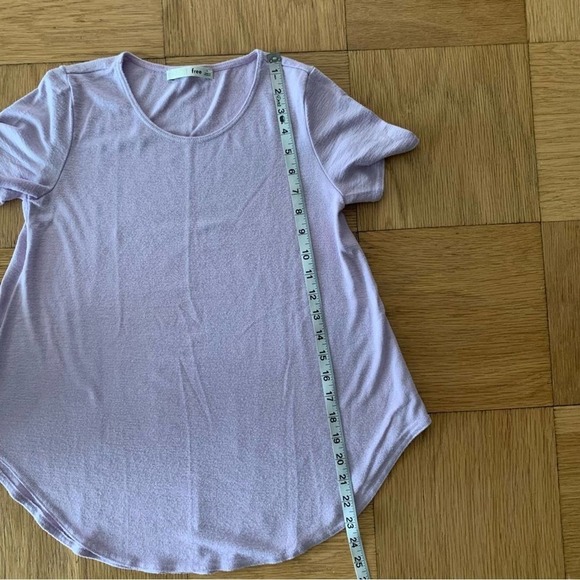 Wilfred Free Aritzia Small Esther T Shirt Short Sleeve Jersey Knit Lilac Purple - Picture 6 of 7